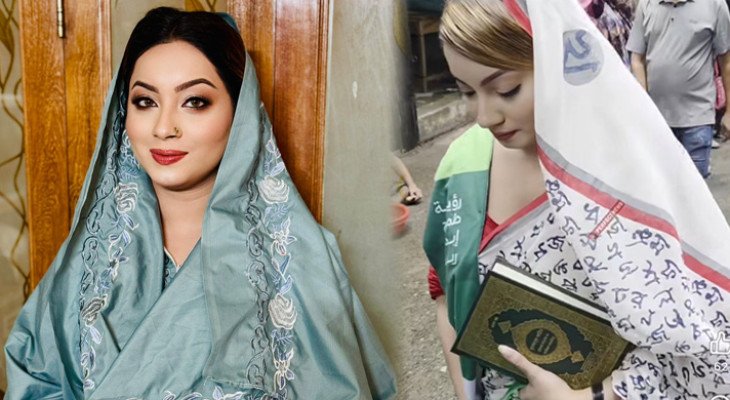 কোরআনের কসম খেয়ে বলছি, কারো সাথে শারীরিক সম্পর্ক করিনি:মেঘনা আলম